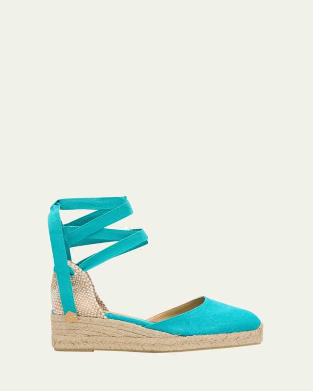 Carina Wrap-Around Espadrille Wedges